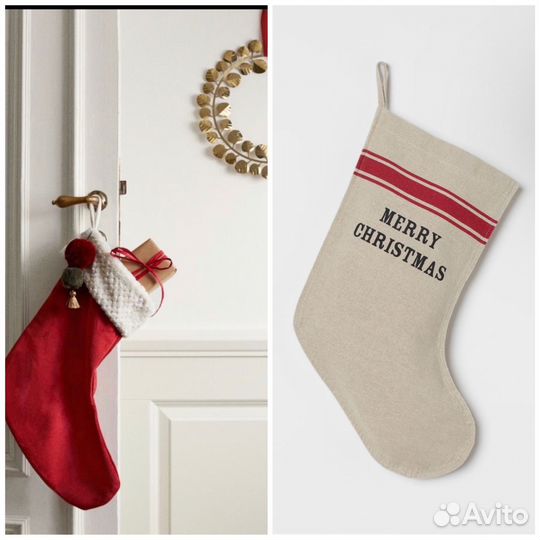 Новогодний носок HM home