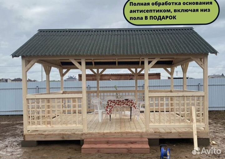 Деревянные беседки