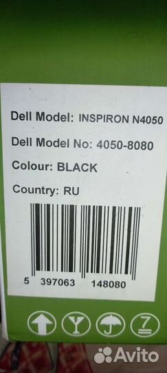 Ноутбук dell Inspiron N4050 на запчасти