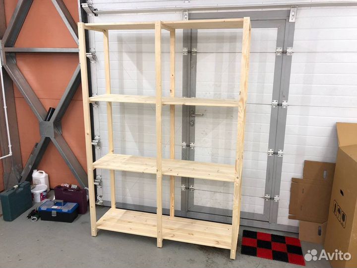 Стеллажи деревянные