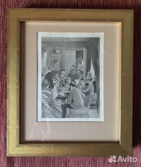 Гравюры Офорт XIX века. Монвель