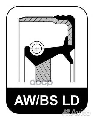 Сальник к/вала задний 694.673 elring/614816 901