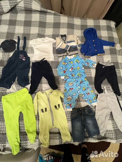 Детские вещи пакетом на мальчика 86 92