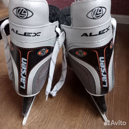 Коньки хоккейные утеплённые Larsen Alex 35