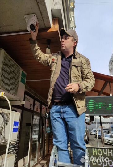 Видеонаблюдение с установкой