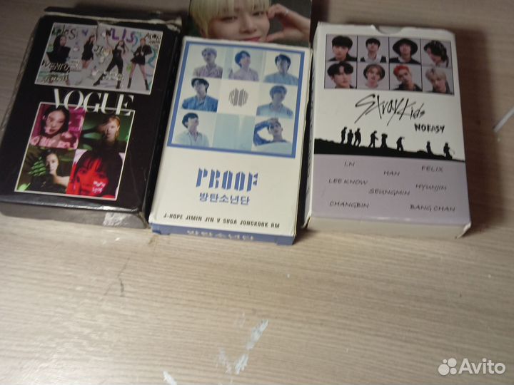 Карты stray kids black pink BTS