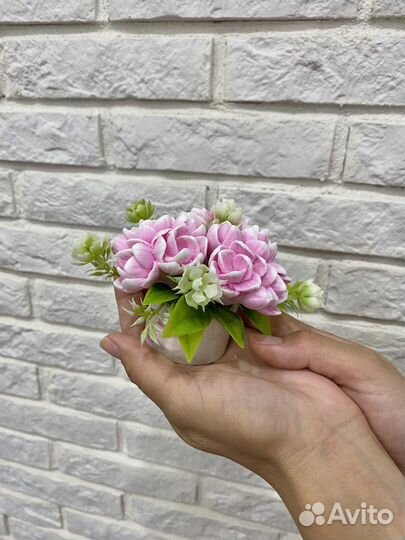 Букет цветов из мыла