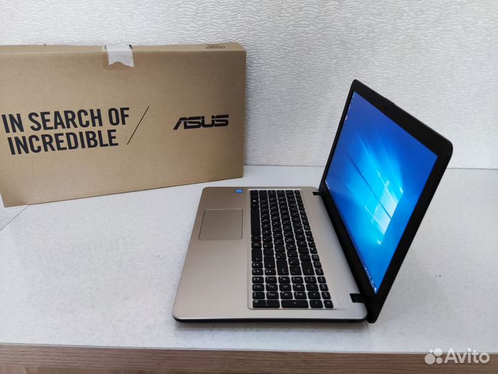 Новый 4х ядерный ноутбук Asus intel/DDR4/SSD