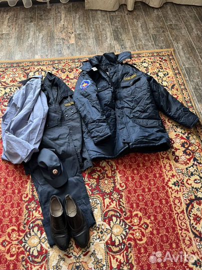 Форма охранника синяя