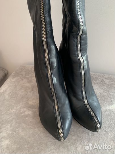 Сапоги женские натуральная кожа 37 38