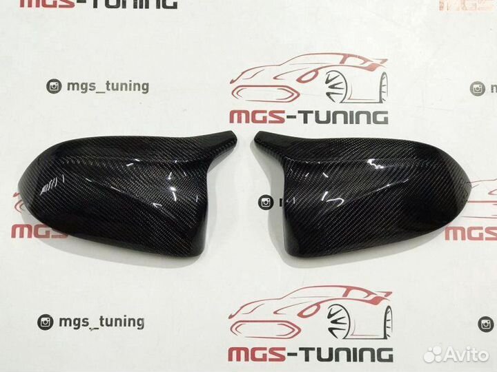 Крышки зеркал X5M F95 на X5 G05 карбон