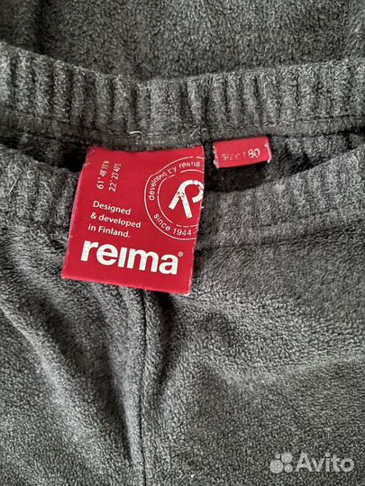 Флисовый костюм reima 80 поддева