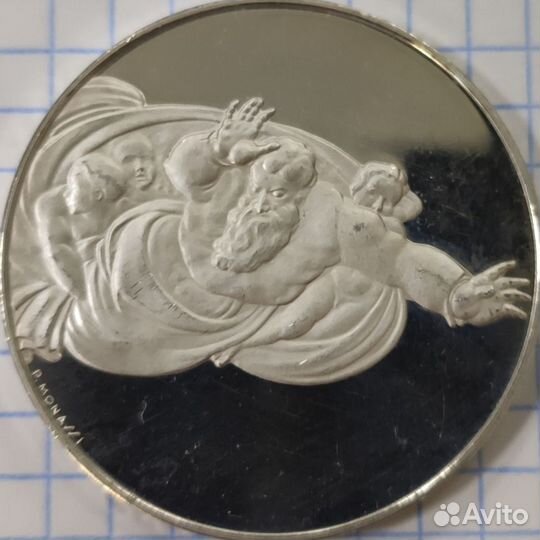 Медаль настольная серия genio DI migelandgelo