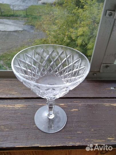 Ваза для фруктов хрусталь