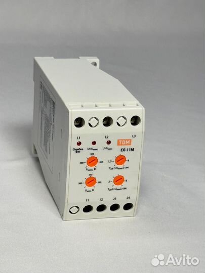 Реле контроля фаз ел-11М TDM кат. 380В