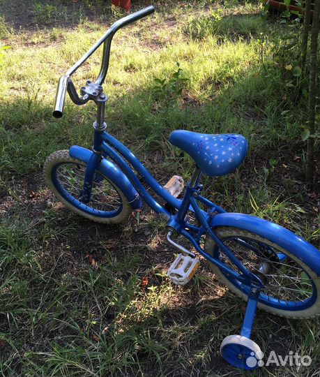 Двухколесный велосипед с доп.колесиками