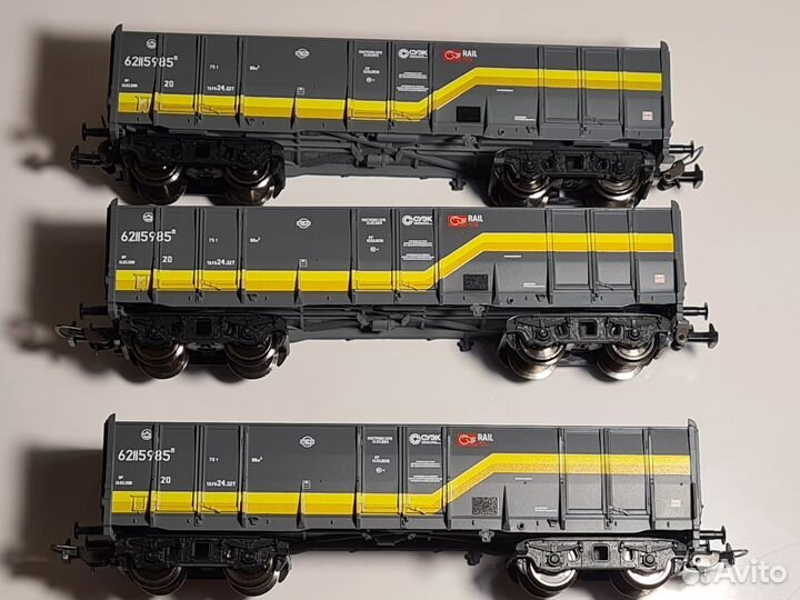 Новые полувагоны суэк ржд 1/87 HO
