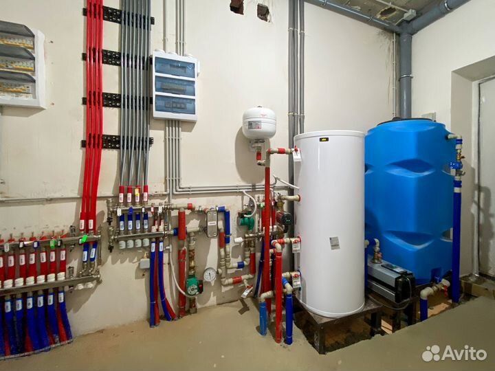 Монтаж отопление и водоснабжение под ключ