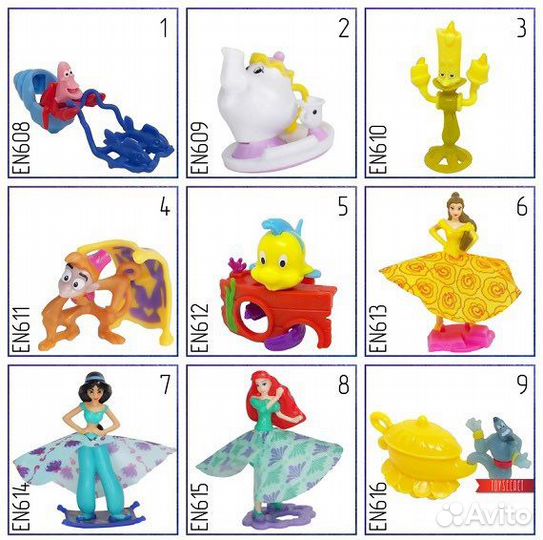 Принцессы Дисней 2020 киндер сюрприз