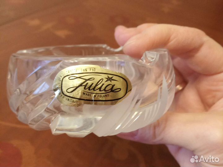 Хрустальная пепельница