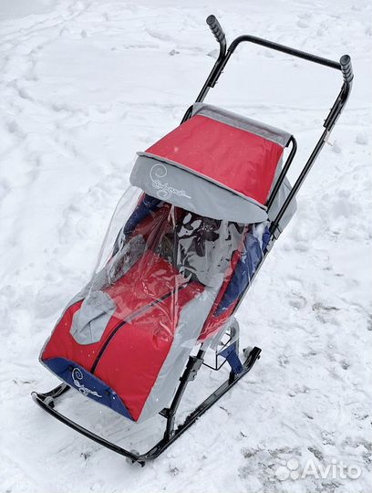 Санки-коляска Скользяшка