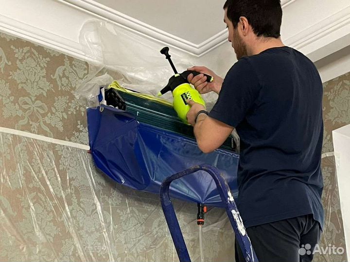 Чистка кондиционеров, заправка, ремонт