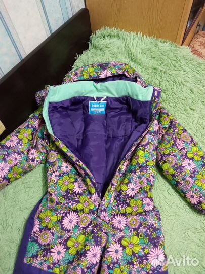 Зимний комбинезон для девочки 116 122