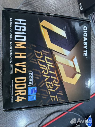Материнская плата gigabyte h610m h v2 ddr4