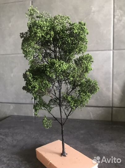 1/87 дерево для ж/д макета