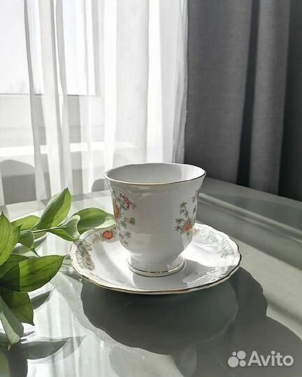 Чайная пара фарфор