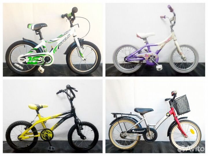 Детские б/у велосипеды 16