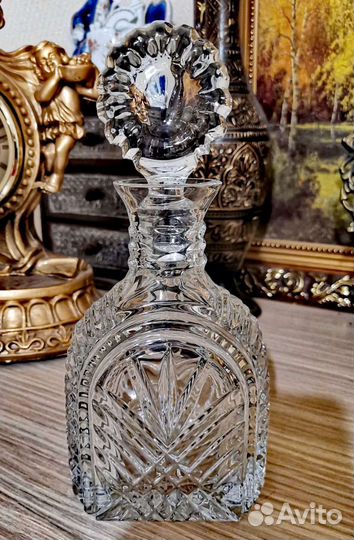 Графин хрустальный. Чехия