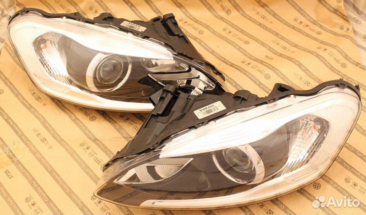 Volvo XC60 FL рест 13-17 фары пара BI-xenon
