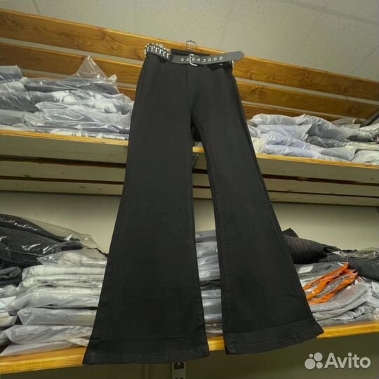 Джинсы клеш Rick Owens Blackout Flare