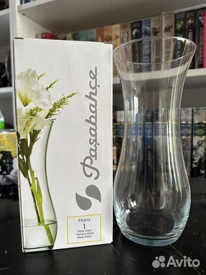 Ваза стекло 25 см