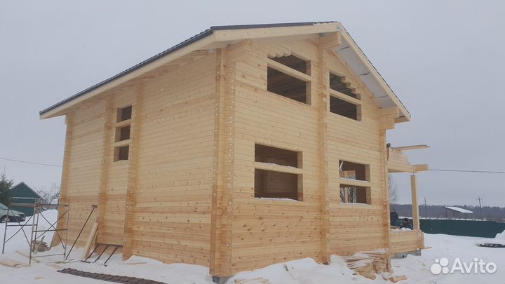 Сборка профилированного брус