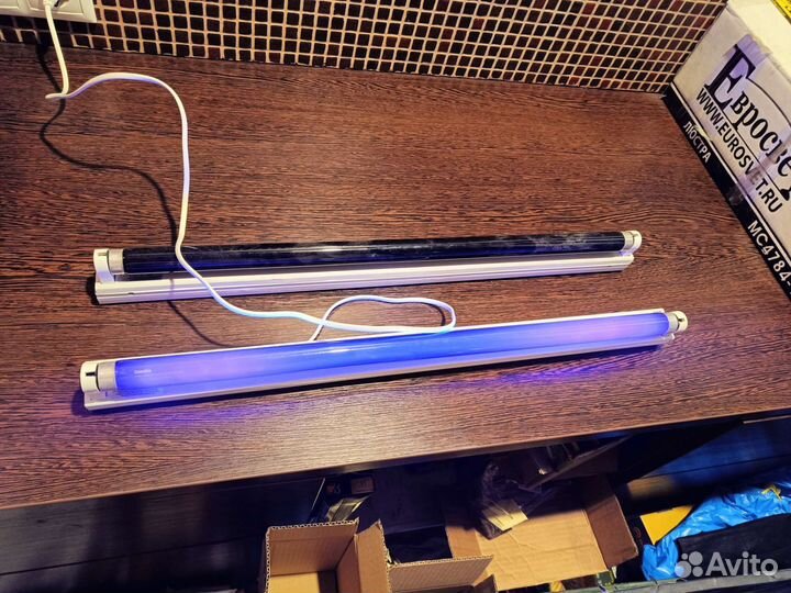 Лампа для растений 18W Blacklight Blue