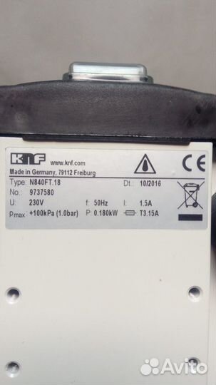 Мембранный вакуумный насос KNF N840.FT.18 Laborpor