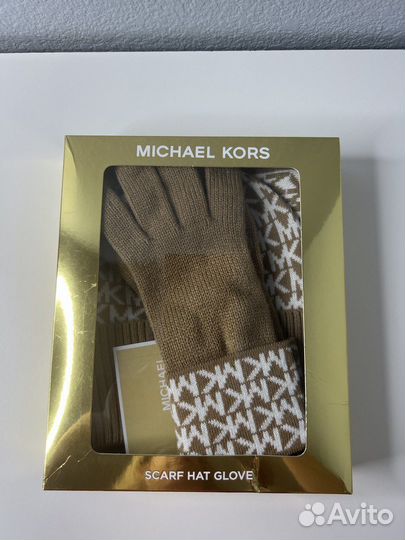 Michael kors оригинал шапка набор и ремень