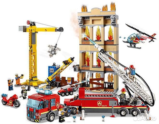 Конструктор Lari 11216 Центральная пожарная станци