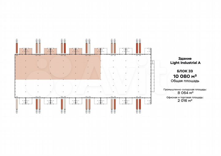 Помещение свободного назначения в продажу,10080 м²