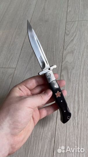 Нож Финка нквд черный складной