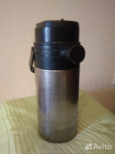 Термос помповый - 3л большой