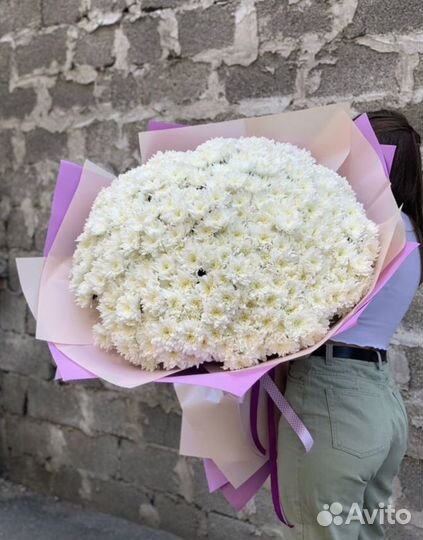 Букет гигант из хризантем