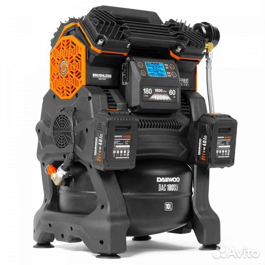 Компрессор аккумуляторный 42В/220В daewoo 180S Li