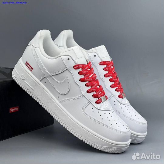 Кроссовки Nike Air Force 1 Low & Supreme (Арт.20479)