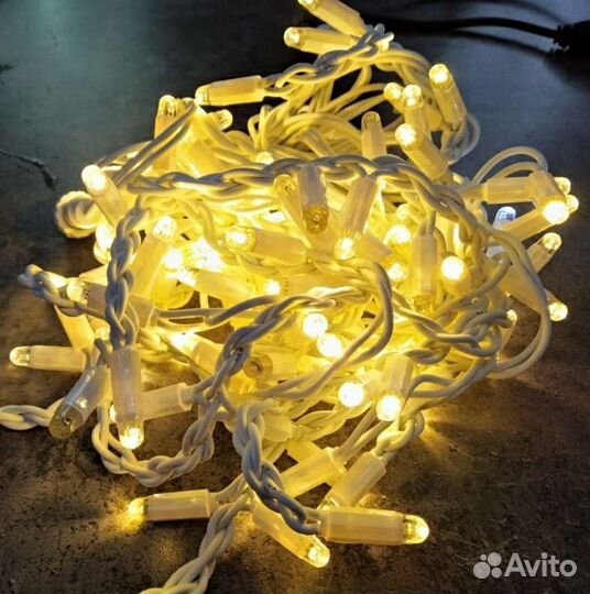 Гирлянда Бахрома. Монтаж