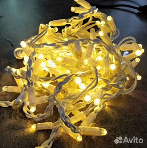 Гирлянда Бахрома. Монтаж