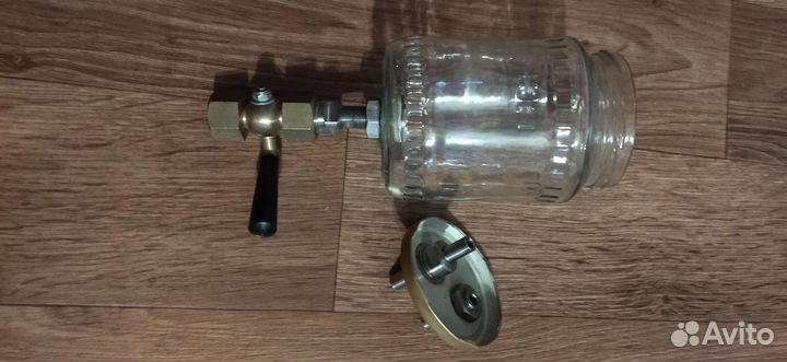 Сухопарник-барботер со сливным краном