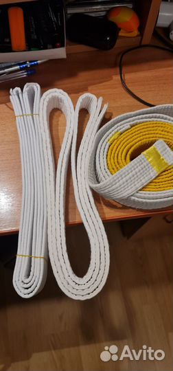 Продам поясы для тхэквондо на 6-14 лет